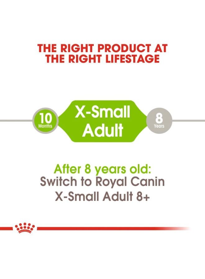 Royal Canin X-Small Adult Food Brown 1.5kg