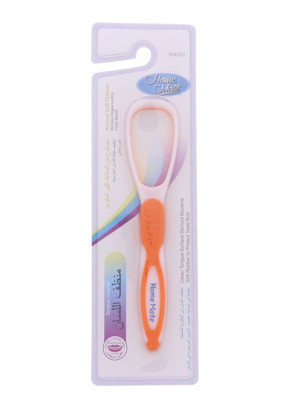 Home Mate Tongue Cleaner - Orange/White