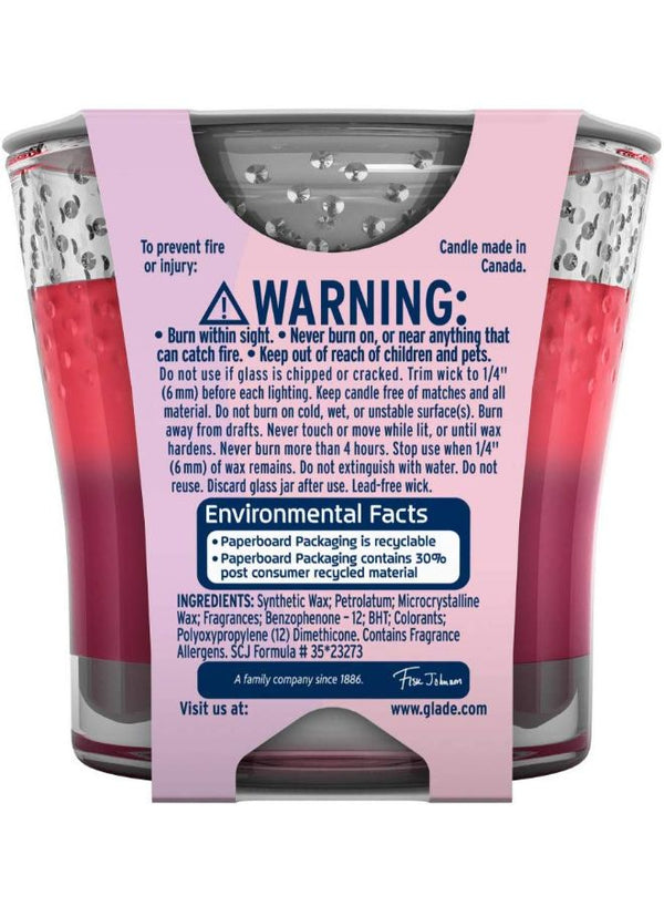 Glade 2-In-1 Radiant Berries Candle Air Freshener