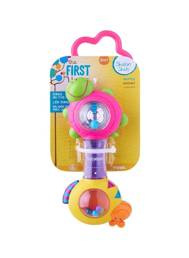 The FIRST Years Shaken Shells Easy Grip Rattle