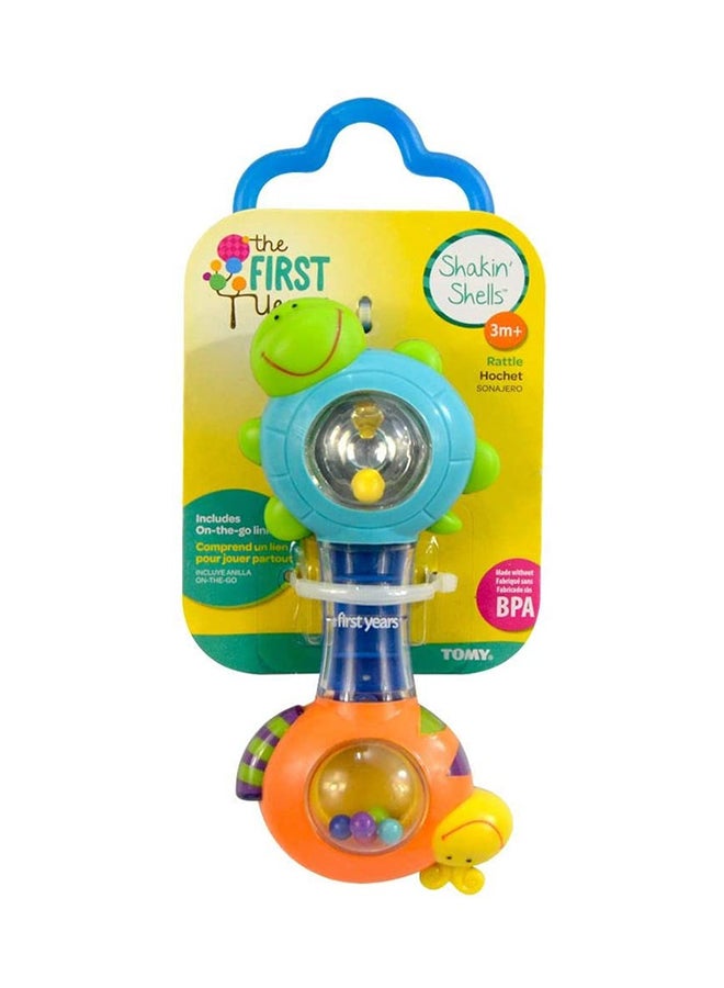 The FIRST Years Shaken Shells Easy Grip Rattle