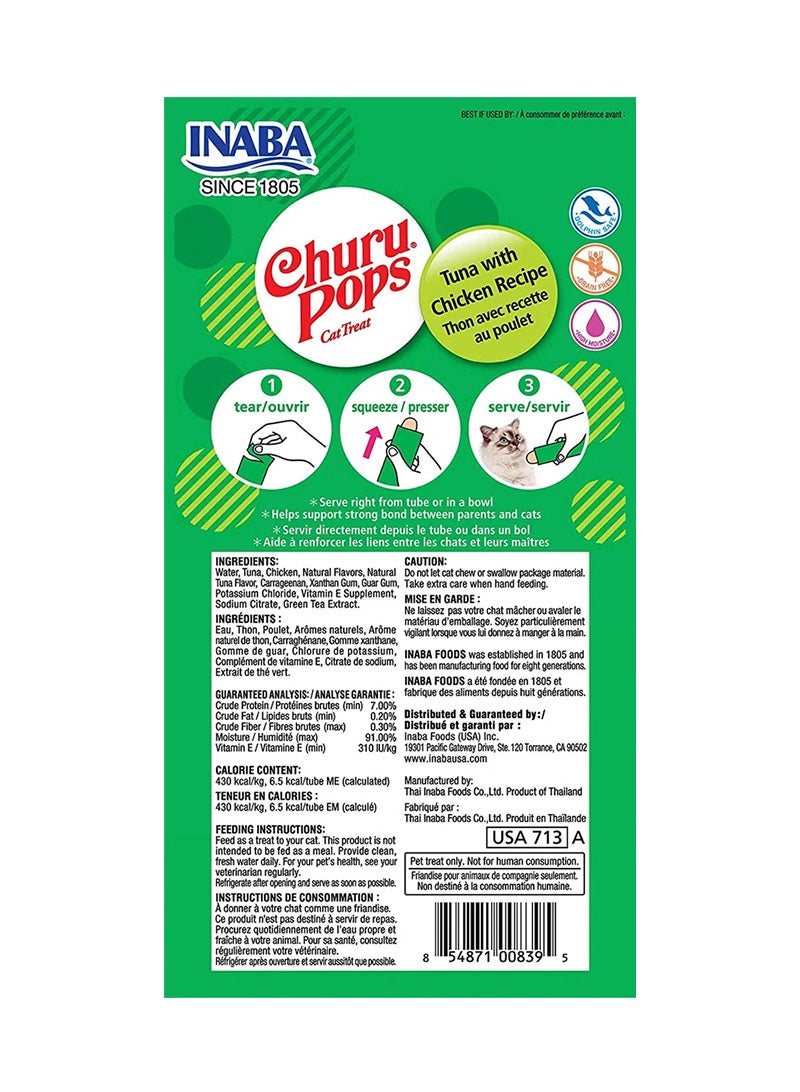INABA Churu Pops Tuna with Chicken Treats