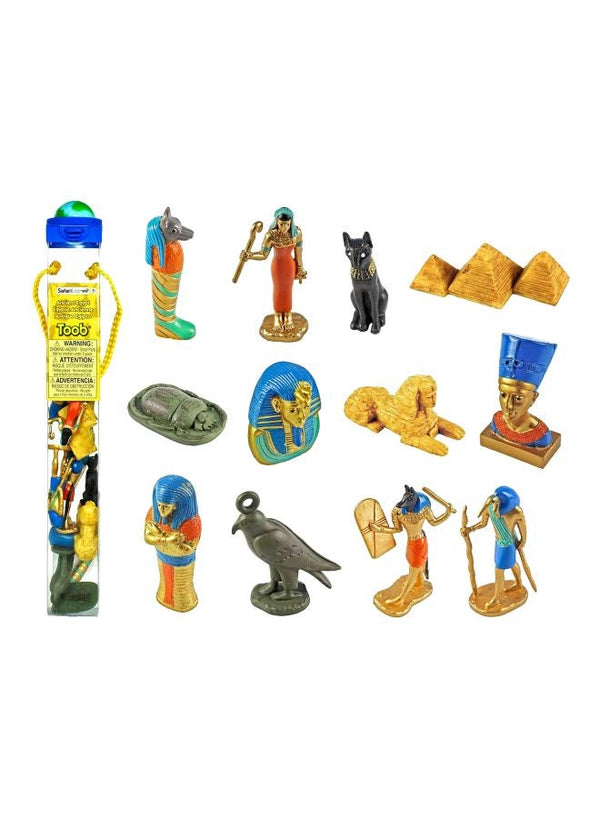 Safari Ltd. 12-Piece Ancient Egypt Toobs Set