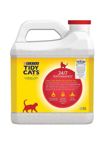PURINA Tidy Cats 24/7 Performance Stain And Odor Remover White/Yellow/Red 6.35kg
