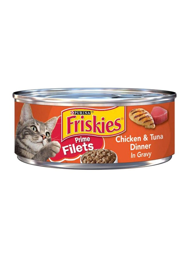 Purina Friskies Chicken and Tuna Dinner in Gravy