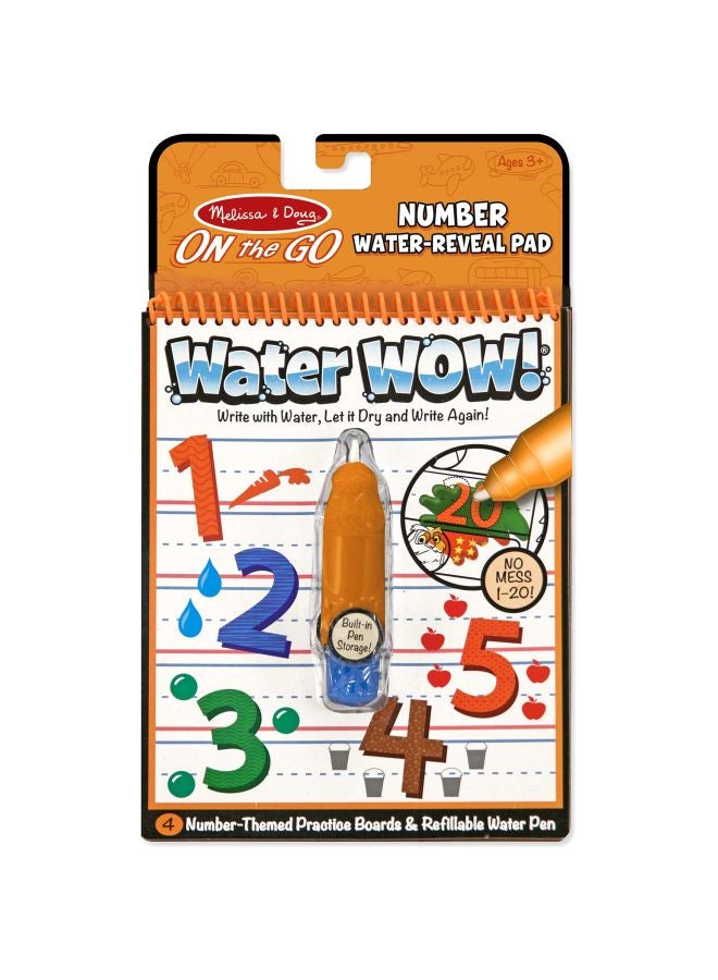 Melissa & Doug Water Wow Number Reveal Pad Game Set