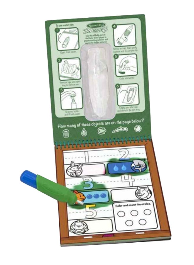 Melissa & Doug Water Wow Number Reveal Pad Game Set