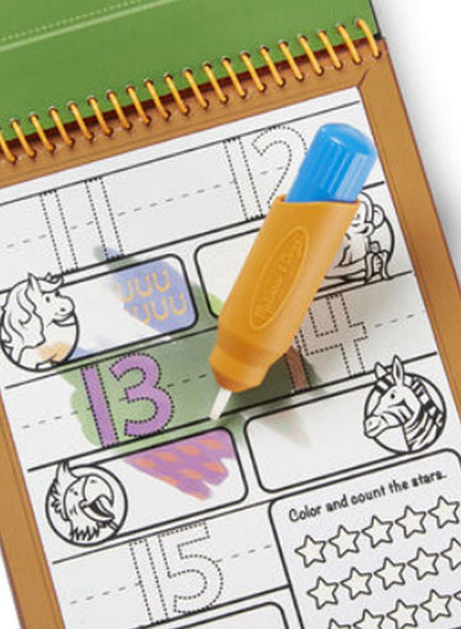 Melissa & Doug Water Wow Number Reveal Pad Game Set