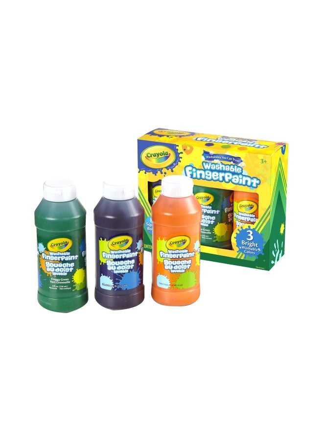 Crayola 3-Piece Washable Finger Paint Set