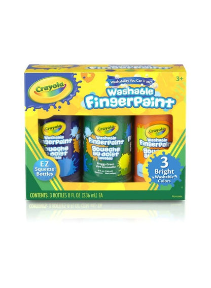 Crayola 3-Piece Washable Finger Paint Set