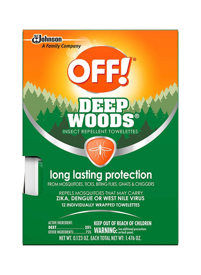 OFF! Deep Woods Towelettes Pack of 6