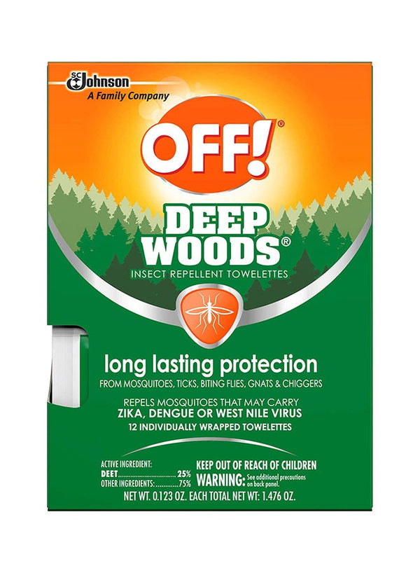 OFF! Deep Woods Towelettes Pack of 6