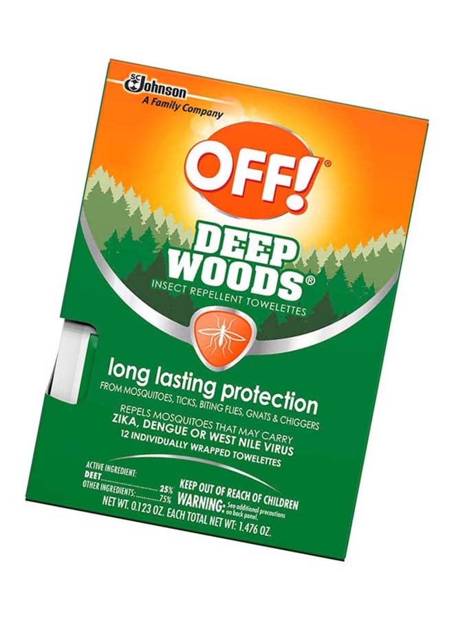 OFF! Deep Woods Towelettes Pack of 6
