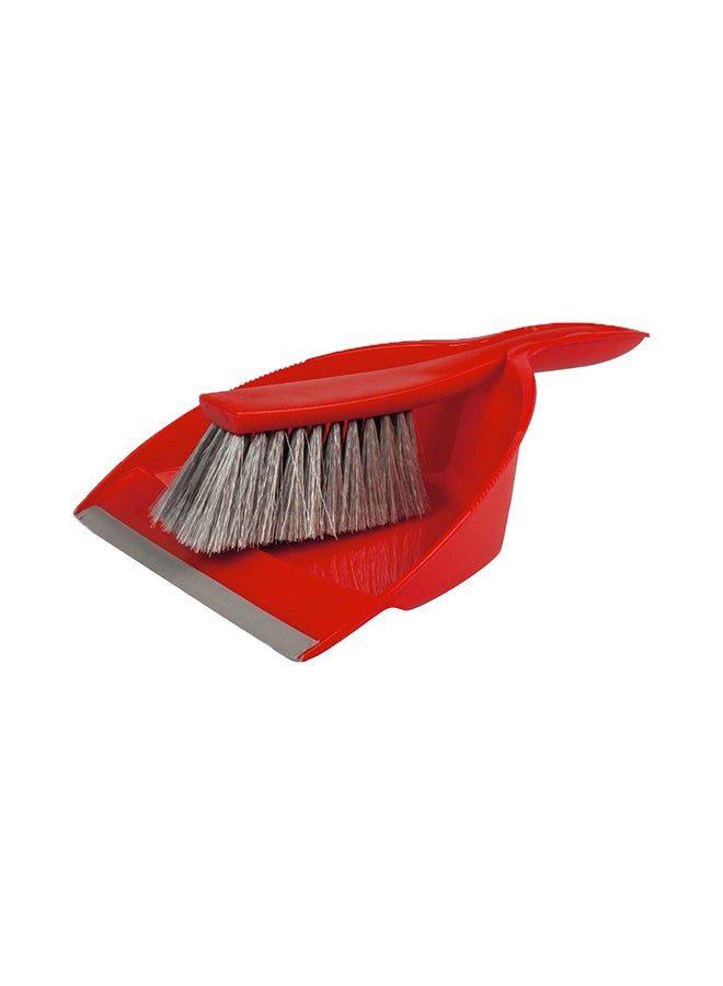 Arix Dustpan And Brush Kit Red