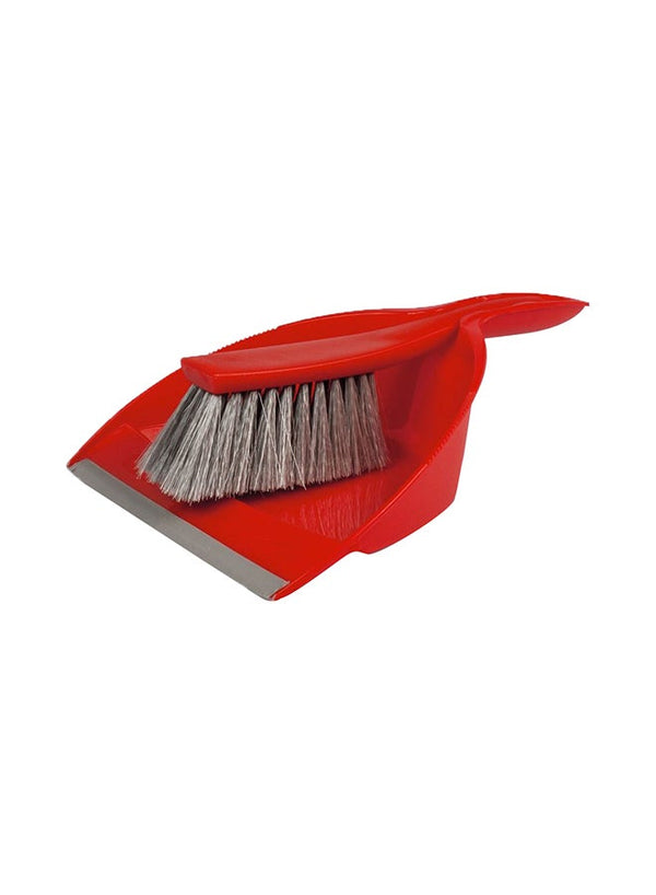 Arix Dustpan And Brush Kit Red