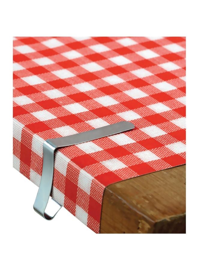 COGHLANS 6-Piece Tablecloth Clamp Set Silver