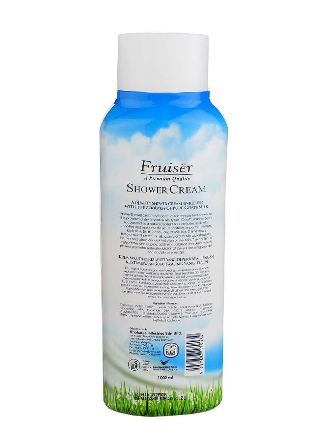Fruiser Shower Cream With Goat's Milk 1000ml