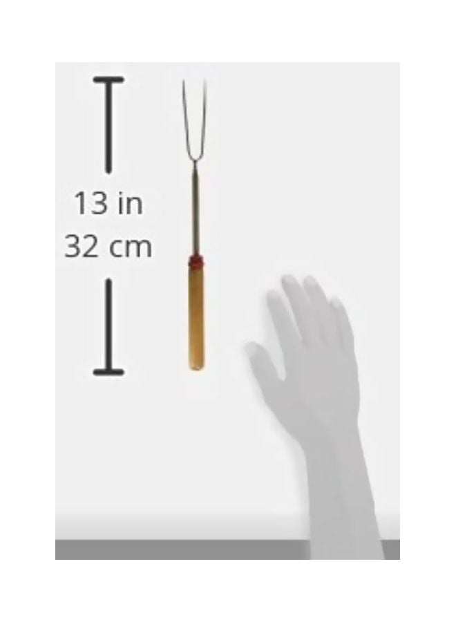 Coghlan'S Telescoping BBQ Fork 34inch Silver/Beige