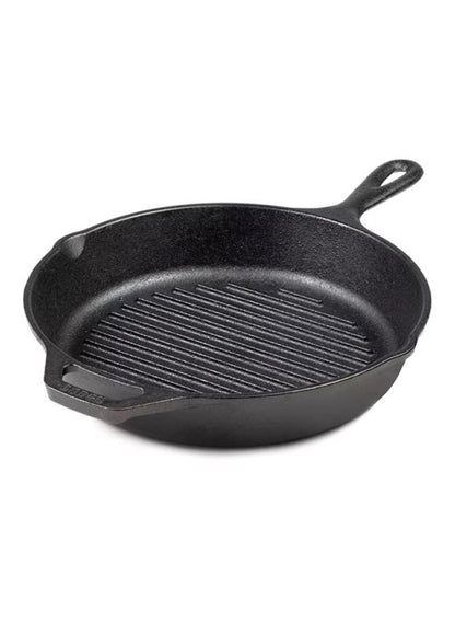Lodge Pre-Seasoned Cast Iron Grill Pan 26cm