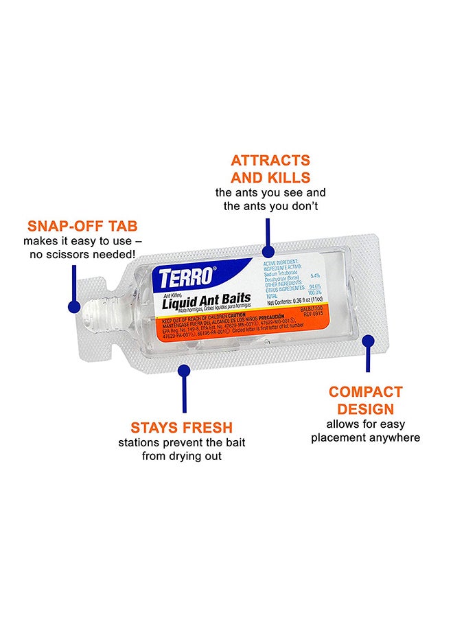 Terro 6-Piece Liquid Ant Bait - Premium Pest Control