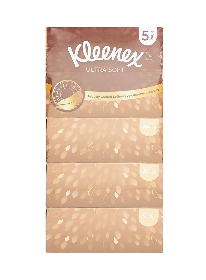 Kleenex Ultra Soft Facial Tissue Pack of 5