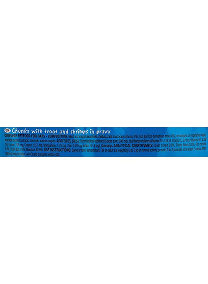 Plaisir Cats Chunks In Gravy Trout And Shrimps 100g