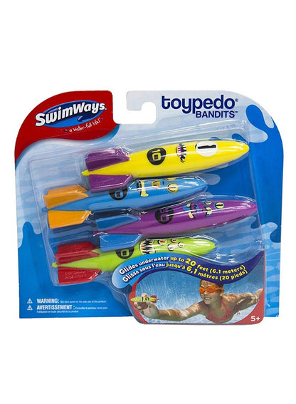 SwimWays Toypedo Bandits Pool Diving Toy Set