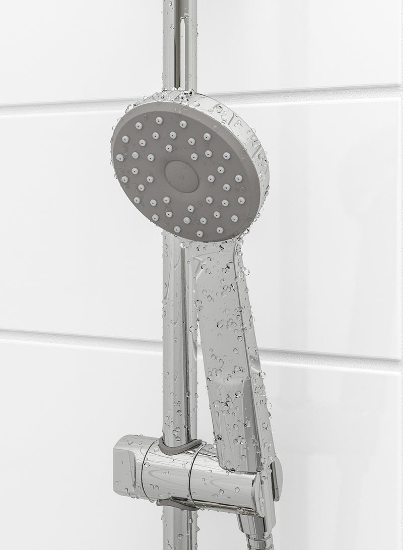 Chrome-Plated Single-Spray Handshower Silver by Generic