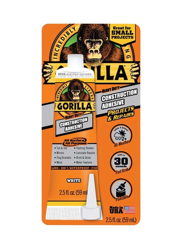 Gorilla Heavy-Duty Construction Adhesive Tube