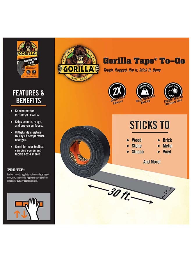 Gorilla Weather Resistant Double Thick Tape 1" Roll