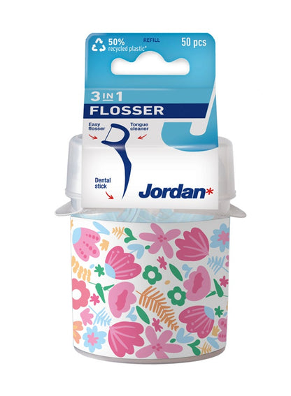 Jordan 50-Piece 3-In-1 Flosser Box - Premium Care