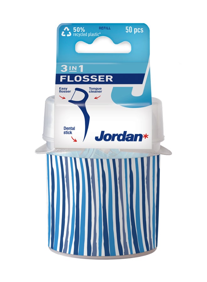 Jordan 50-Piece 3-In-1 Flosser Box - Premium Care