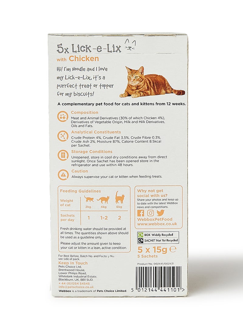 Webbox Cat Delight Lick-E-Lix Cream 75g