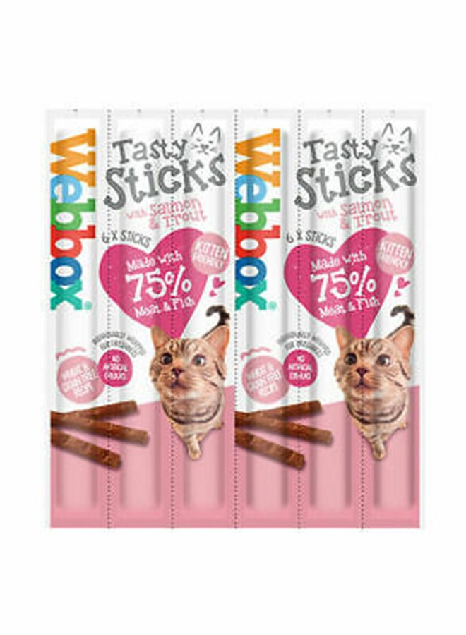 Webbox Cat Tasty Sticks Salmon And Trout - 30g