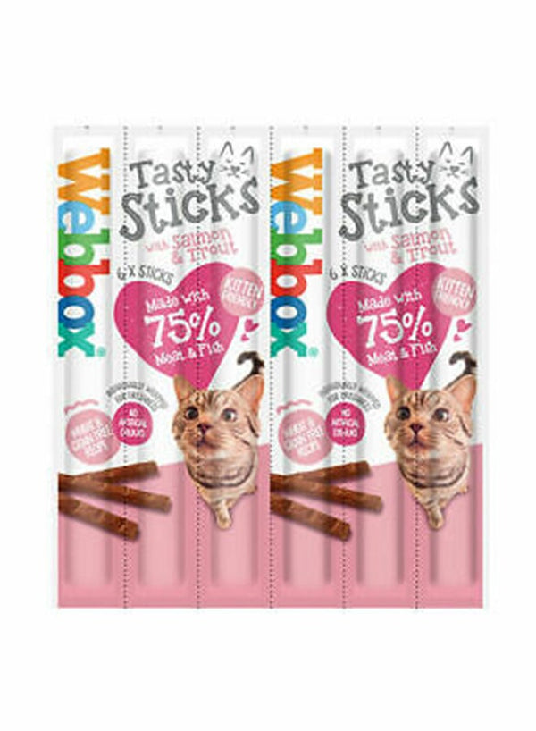 Webbox Cat Tasty Sticks Salmon And Trout - 30g