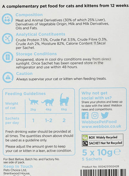 Webbox Lick - E-Lix With Liver 10g Pack of 5
