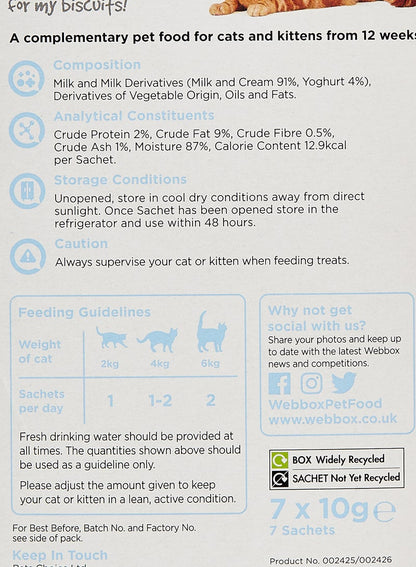 Webbox Lick-E-Lix Milk & Yoghurt Cream - 10g