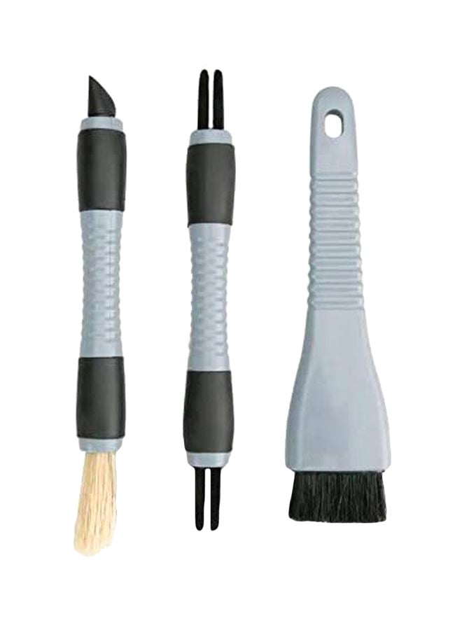 AUTO PLUS 3-Piece Interior Detail Brush Set