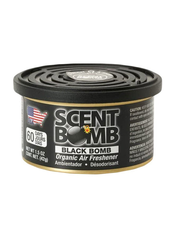 SCENT BOMB Organic Air Freshener Black
