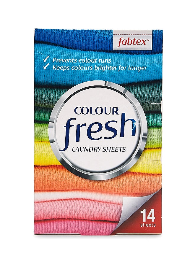 Premium 14-Piece Colour Fresh Laundry Sheet by Generic
