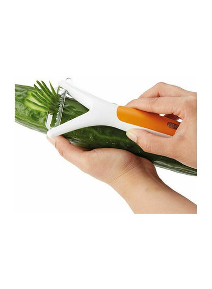 Zyliss Julienne Peeler White/Orange