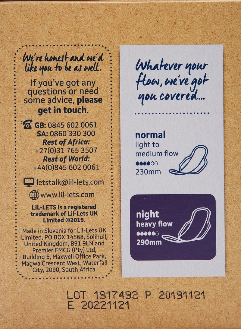 Lil-Lets Ultra Thin Pads With Wings - Premium Comfort