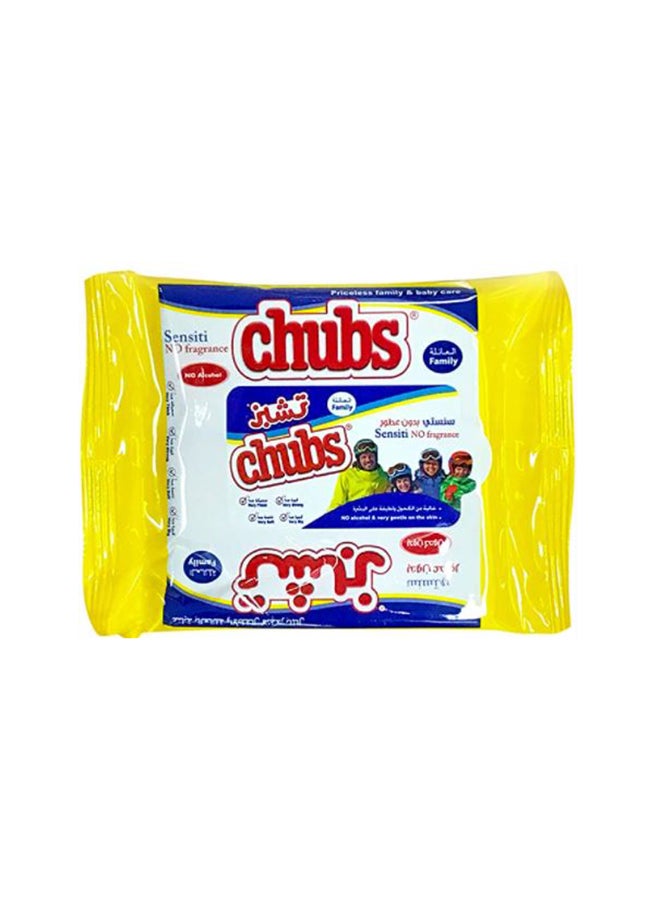 Chubs Sensitive Wet Baby Wipes, 5 Count
