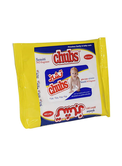 Chubs Sensitive Wet Baby Wipes - Unisex
