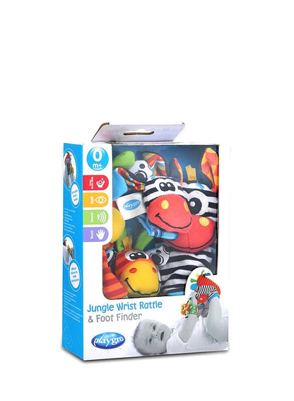 Playgro Jungle Wrist Rattle And Foot Finder Set