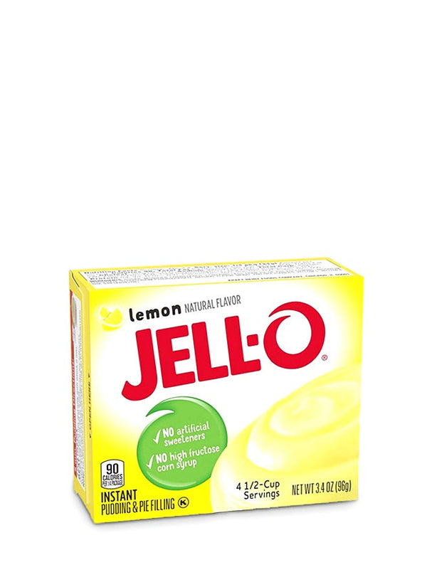Jell-O Instant Lemon Pudding 96g - Premium Dessert Mix