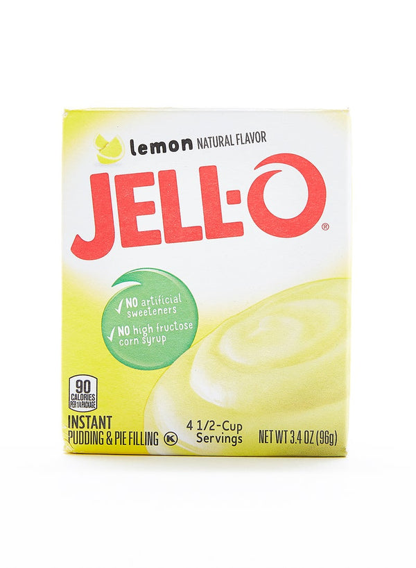 Jell-O Instant Lemon Pudding 96g - Premium Dessert Mix