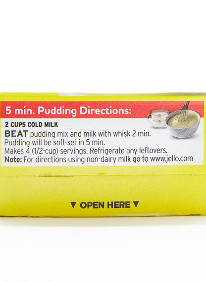 Jell-O Instant Lemon Pudding 96g - Premium Dessert Mix