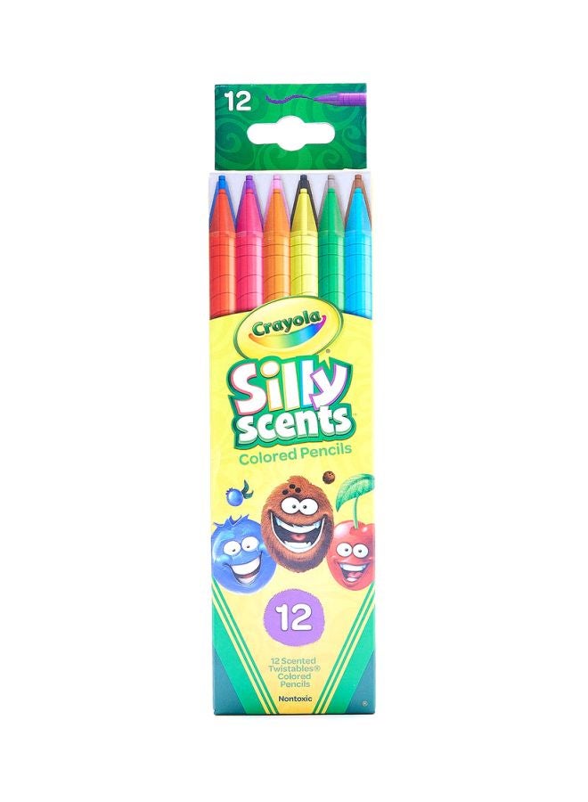 Crayola 12-Piece Silly Scents Coloured Pencil Set