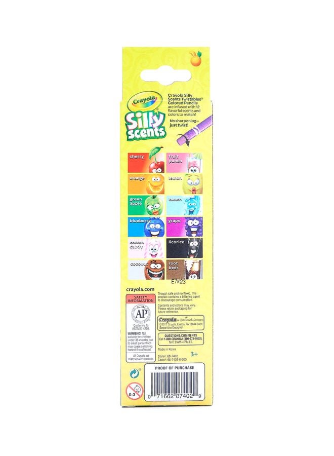 Crayola 12-Piece Silly Scents Coloured Pencil Set